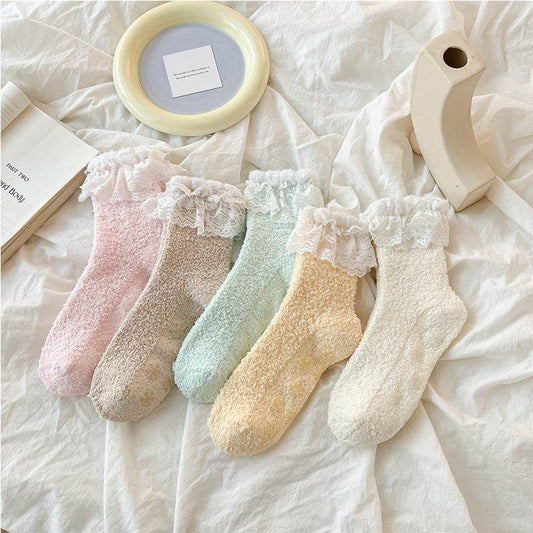 Thickened Warm Floor Socks for Women - Breathable, Cozy, Colorful Options - Buy Center US