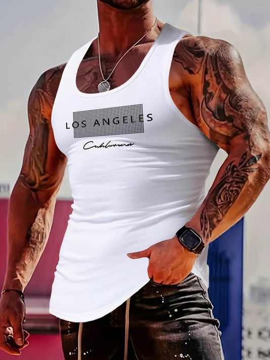 MBD Men's Trendy Narrow Shoulder Tie Back Vest - Casual Summer Style - Buy Center US
