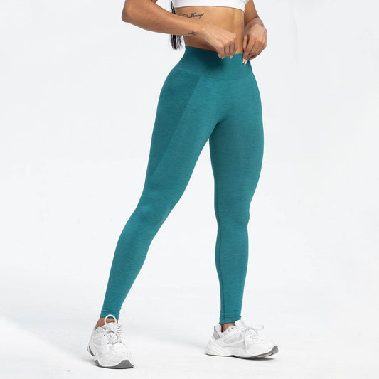 Women's High Waist Yoga Pants - Seamless Fitness Pants in Various Colors - Buy Center US