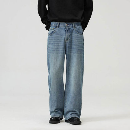 Buycenter Vintage Wide-Leg Pants for Men and Women - Washed-Out Style - Buy Center US