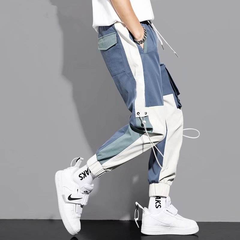 Buycenter Men's Casual Pants - Ankle-tied Drawstring, Versatile Design - Buy Center US