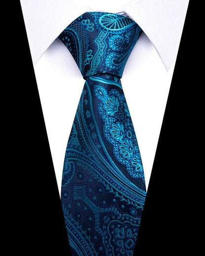 Buycenter 8cm Striped Tie - High-Quality Polyester for Professional Styling - Buy Center US