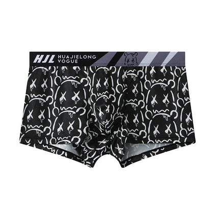 Buycenter Men's Slim Fit Geometric Boxers - Multi-color Breathable Design - Buy Center US