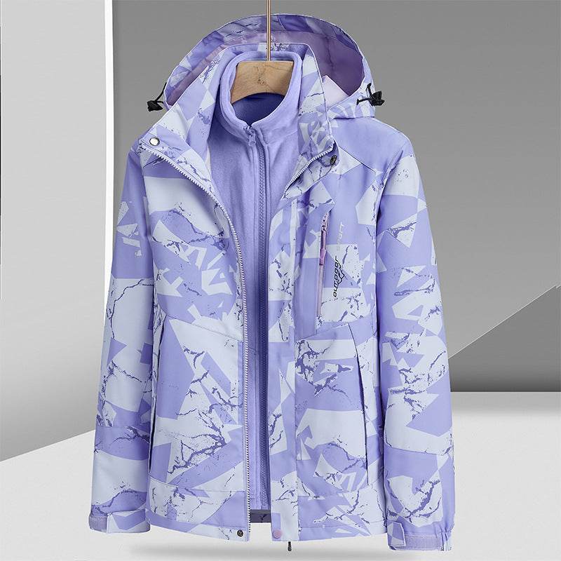 Buycenter 3-in-1 Camouflage Coat - Waterproof & Warm for Outdoor Activities - Buy Center US