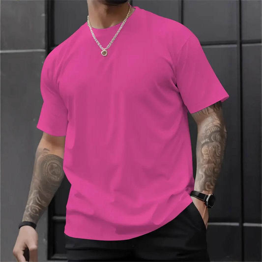 3D Printed Short Sleeve T-Shirt - Stylish Round Neck in Multiple Colors - Buy Center US