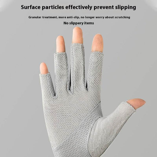 Open Finger Half Finger Gloves - UV-Proof Touch Screen Cycling Gear - Buy Center US