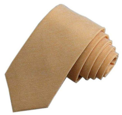 Buycenter 6cm Men's Casual Solid Color Cotton and Linen Bow Tie - Buy Center US