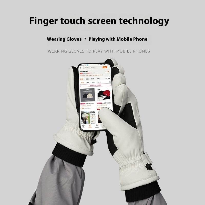 Buycenter Women's Thickened Warm Gloves - Waterproof, Non-Slip Touch Screen - Buy Center US