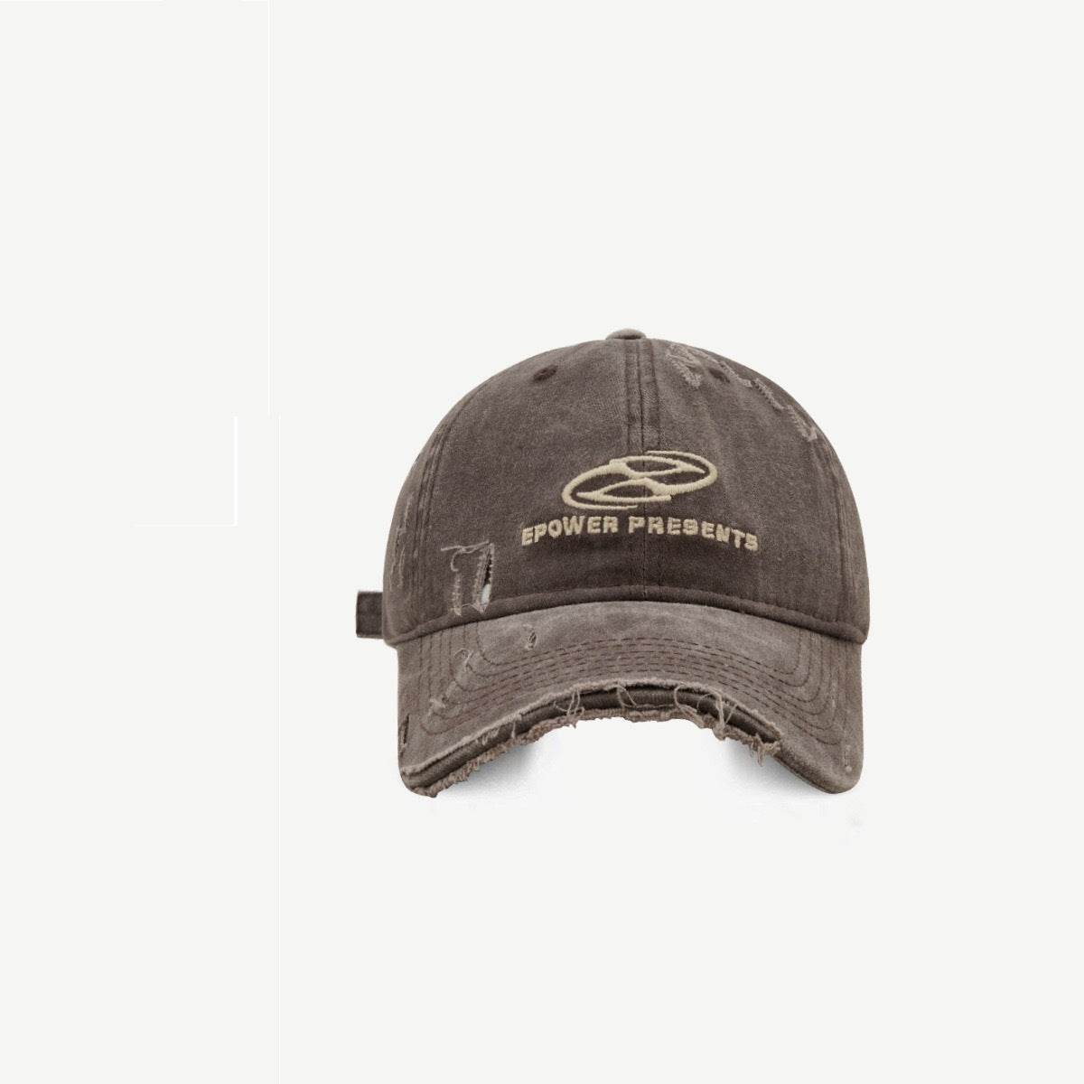 Stylish Ripped Denim Baseball Cap - Adjustable & Breathable Sunshade - Buy Center US