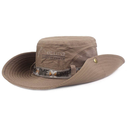 Men's Cotton Outdoor Sunshade Hat - Waterproof, Windproof, Bucket Style - Buy Center US