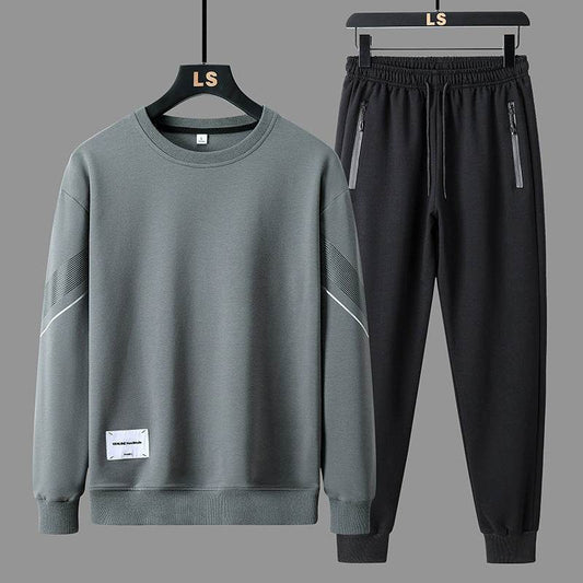 Buycenter Men's Casual Round Neck Sweater Pants - Comfort Fit Outfit - Buy Center US