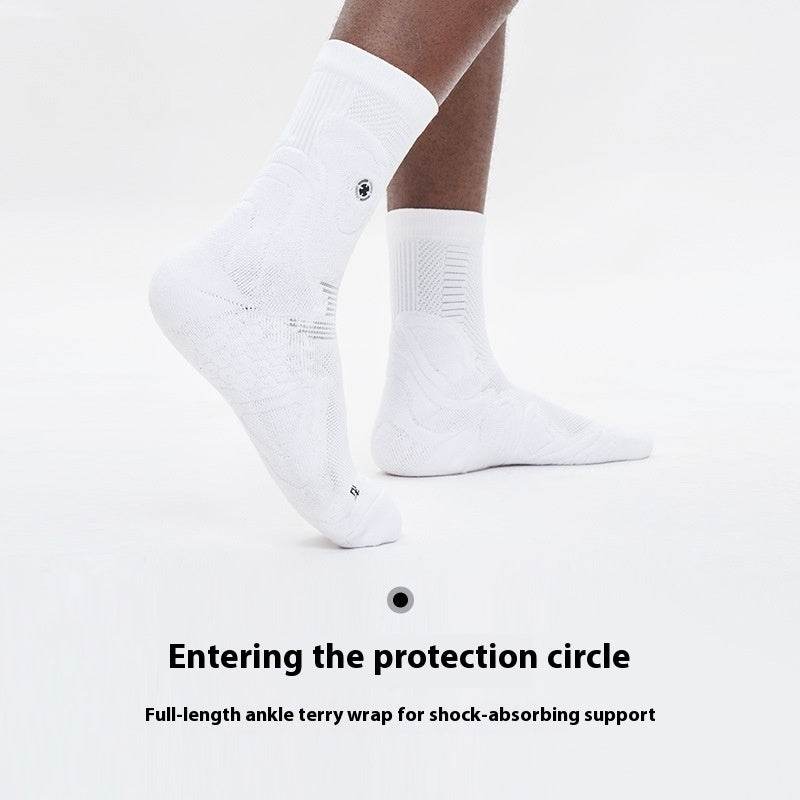 Long Wear-Resistant Non-Slip Jogging Socks for Basketball - Multiple Colors - Buy Center US