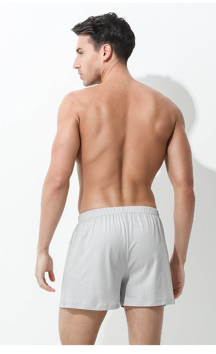 Buycenter Men's Antibacterial Loose Underpants - Comfortable Middle Waist Shorts - Buy Center US