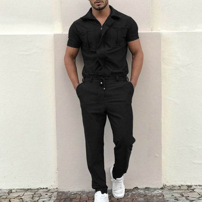 Men's Casual Loose One-Piece Suit - Stylish & Comfortable Pants - Buy Center US