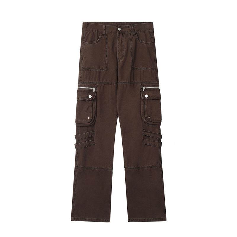Buycenter Men's Casual Pants - Four Colors, Mid-Waist, Cotton Blend - Buy Center US