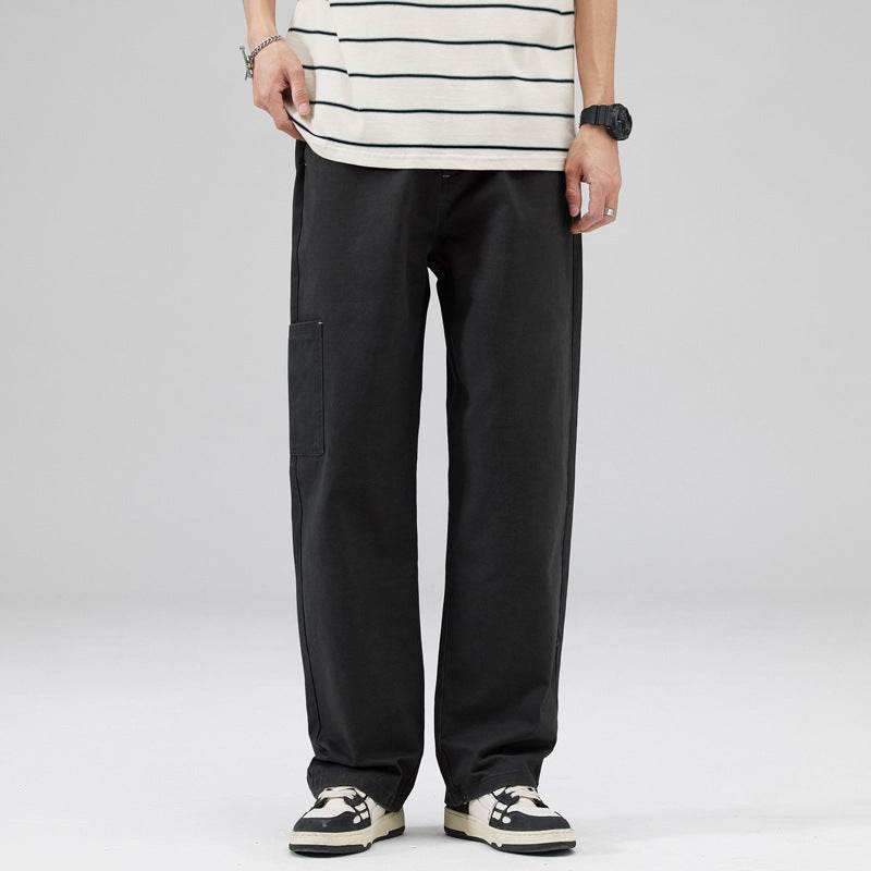 Buycenter Men's Loose Cotton Working Pants - Casual & Comfortable Fit - Buy Center US