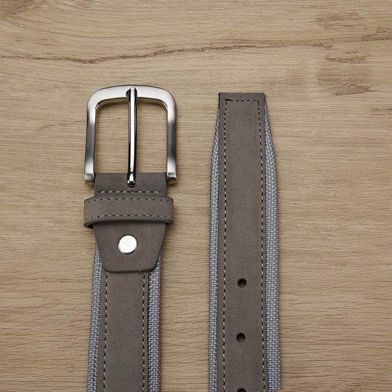 Buycenter Korean Suede Man's Belt - Stylish Alloy Pin Buckle, Multiple Sizes - Buy Center US
