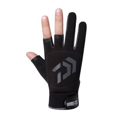 Buycenter Windproof Waterproof Fishing Gloves - Fingerless Style in Various Colors - Buy Center US