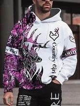 Buycenter Spring 3D Printed Hooded Sweater - Casual Long Sleeve for Men - Buy Center US