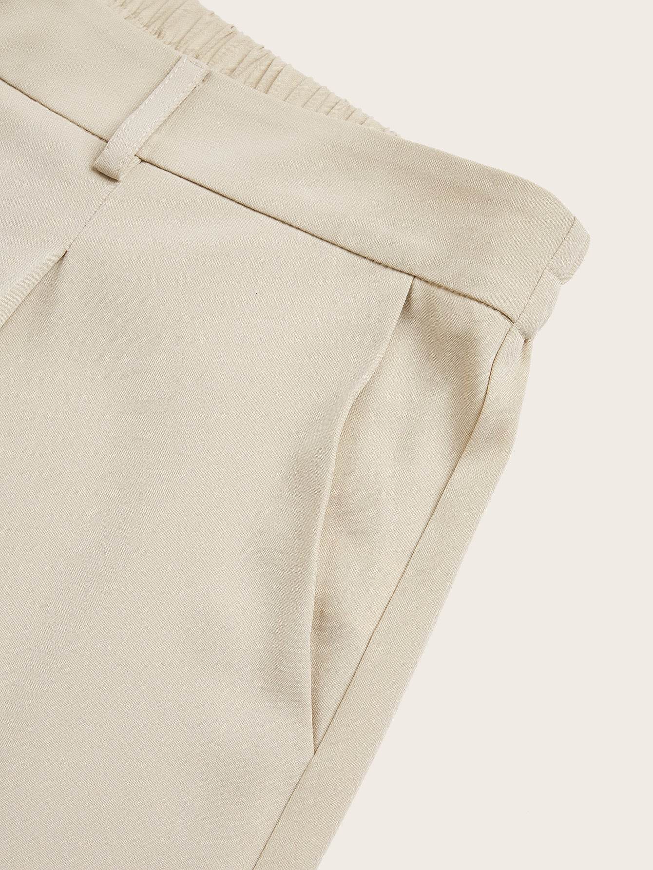 Women's Plus Size High Waist Straight Leg Trousers - Elegant & Casual - Buy Center US