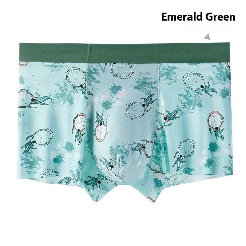 Buycenter Men's Honeycomb U Convex Boxer Briefs - Ice Silk Seamless Design - Buy Center US