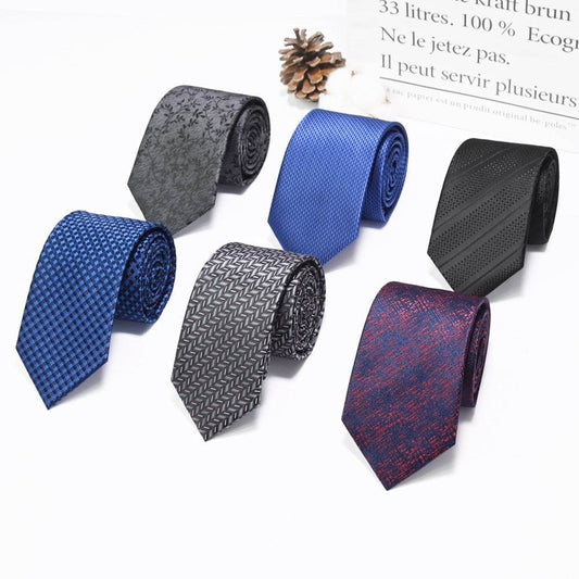 Buycenter Men's Polyester Silk Arrow Tie - Geometric Patterned Style - Buy Center US