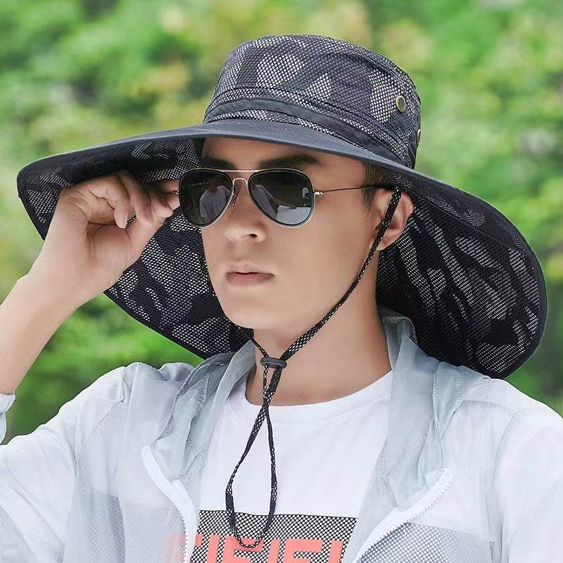 Men's Fisherman Mountaineering Sun Hat - Breathable, Windproof, Camouflage - Buy Center US