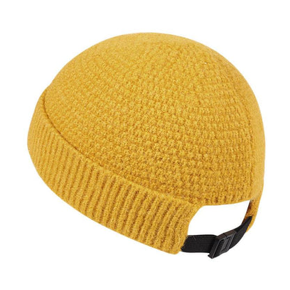 Buycenter Warm Knitted Woolen Cap - Adjustable Winter Beanie Hat - Buy Center US