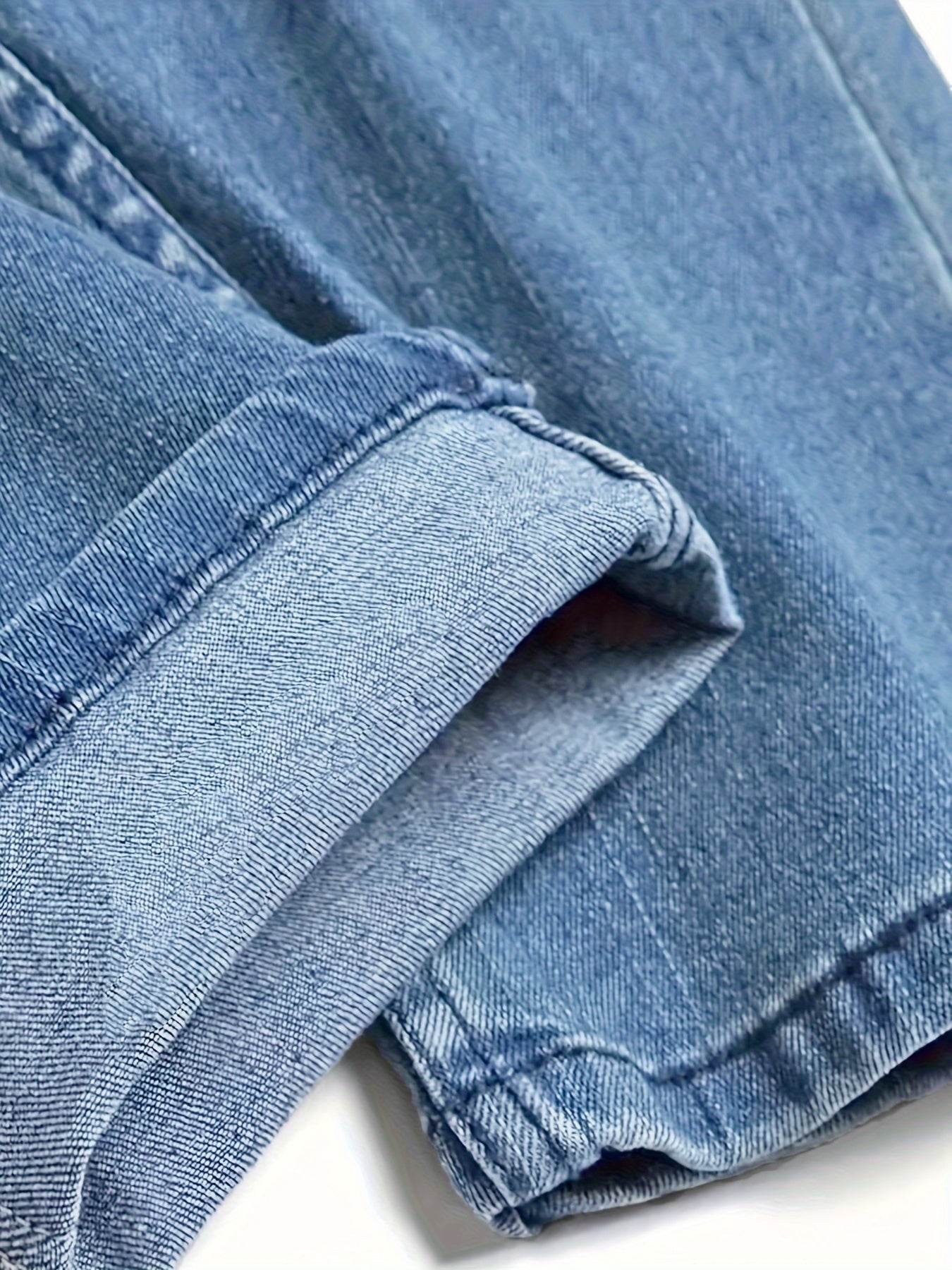 Men's Casual Ripped Jeans - Slim Fit Denim Pants for Everyday Style - Buy Center US