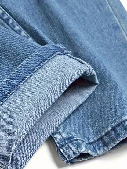 Men's Casual Ripped Jeans - Slim Fit Denim Pants for Everyday Style - Buy Center US
