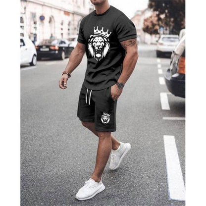 Casual Short Sleeve Men Leisure Set Suit - Multiple Colors & Sizes Available - Buy Center US