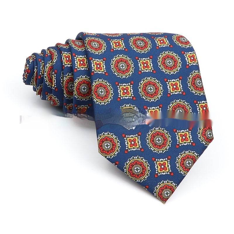 Buycenter Men's Printed Polyester Tie - Stylish Workplace Bow Tie - Buy Center US