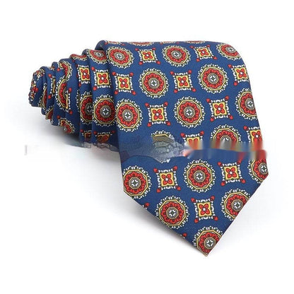 Buycenter Men's Printed Polyester Tie - Stylish Workplace Bow Tie - Buy Center US