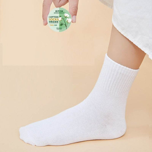 Buycenter Cotton Compression Socks - Breathable & Sweat-Absorbent Summer Wear - Buy Center US