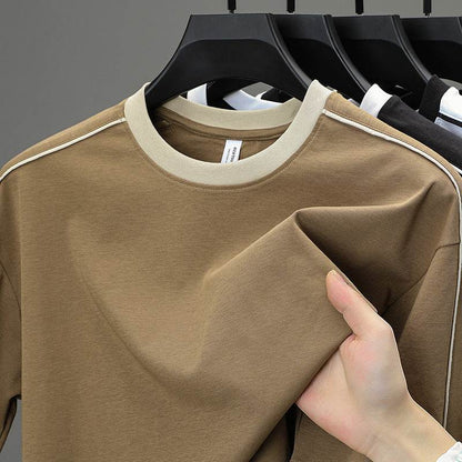 Summer Raglan Sleeve Men's T-Shirt - Loose Fit, Multiple Colors Available - Buy Center US
