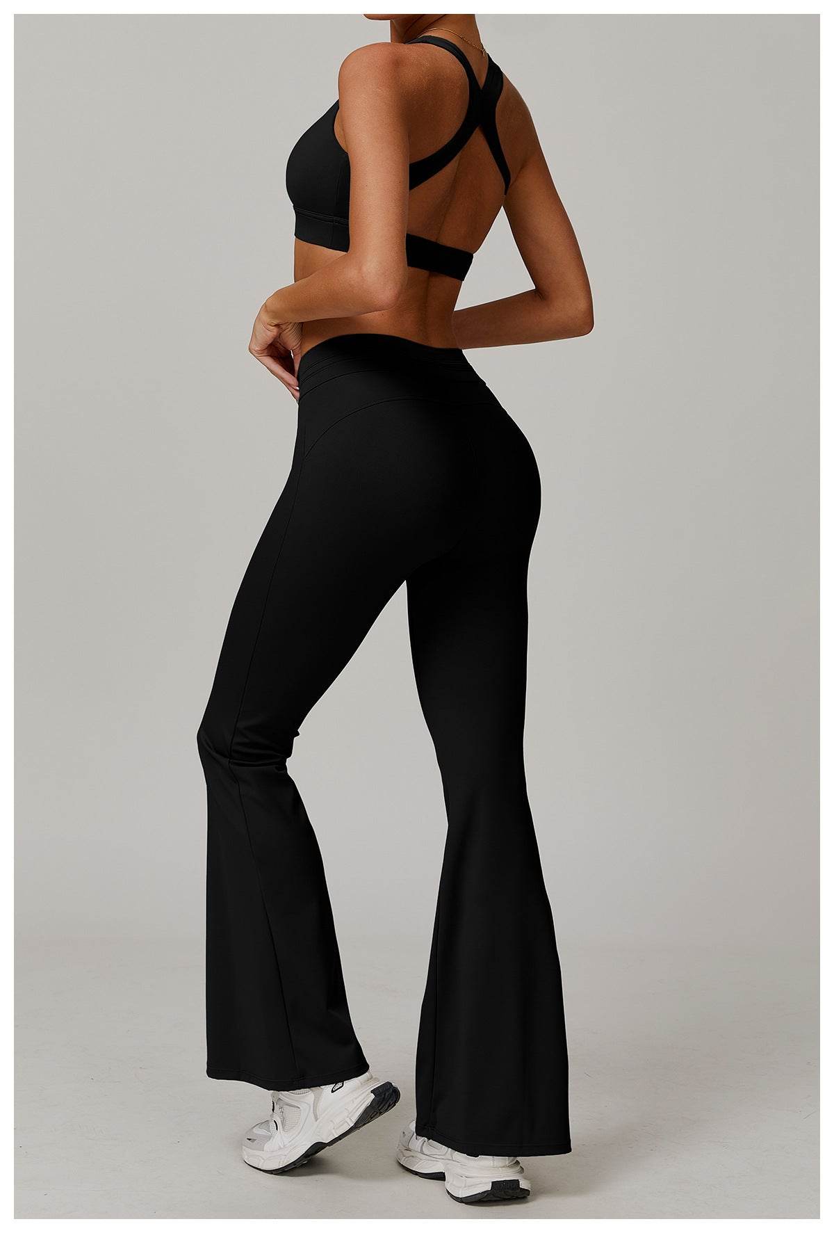 High Waist Sun Protection Bell-Bottom Pants - Breathable & Stylish - Buy Center US