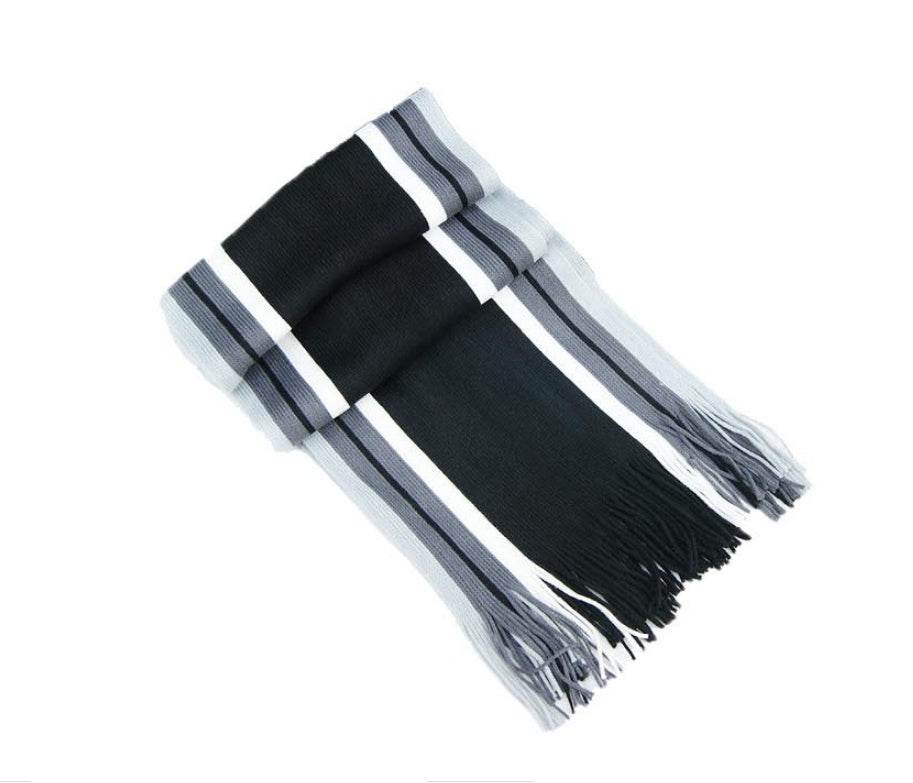 Buycenter Men's Knitted Scarf - Striped, Soft & Warm for All Seasons - Buy Center US