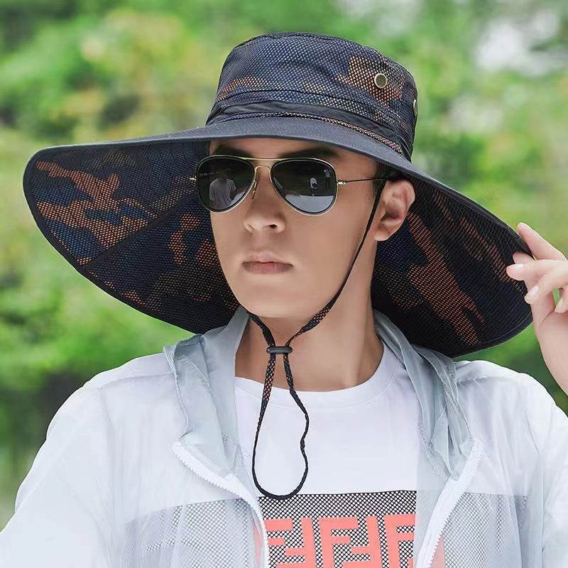 Men's Fisherman Mountaineering Sun Hat - Breathable, Windproof, Camouflage - Buy Center US