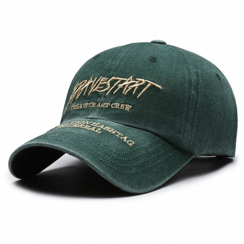 Faded Washed Distressed Baseball Cap - Adjustable Cotton, Retro Style - Buy Center US