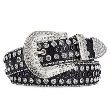 Buycenter Men Women Alloy Belt - Punk Rock Rivet Design, Multiple Colors - Buy Center US