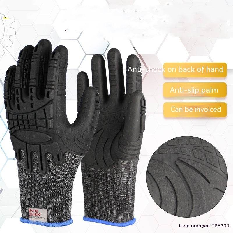 Buycenter TPE Rubber Gloves - Soft, Breathable & Non-Slip for Work - Buy Center US