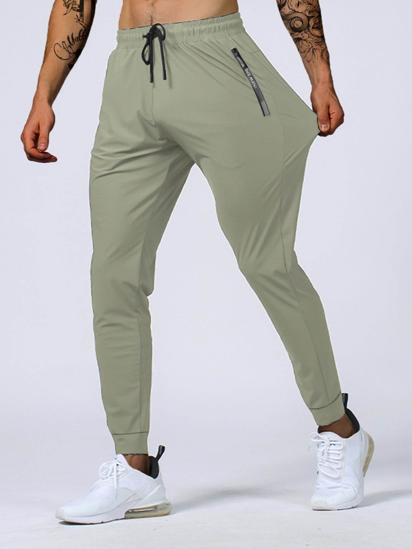 Men's Jogging Sports Pants - High Elasticity Casual Gym Wear - Buy Center US