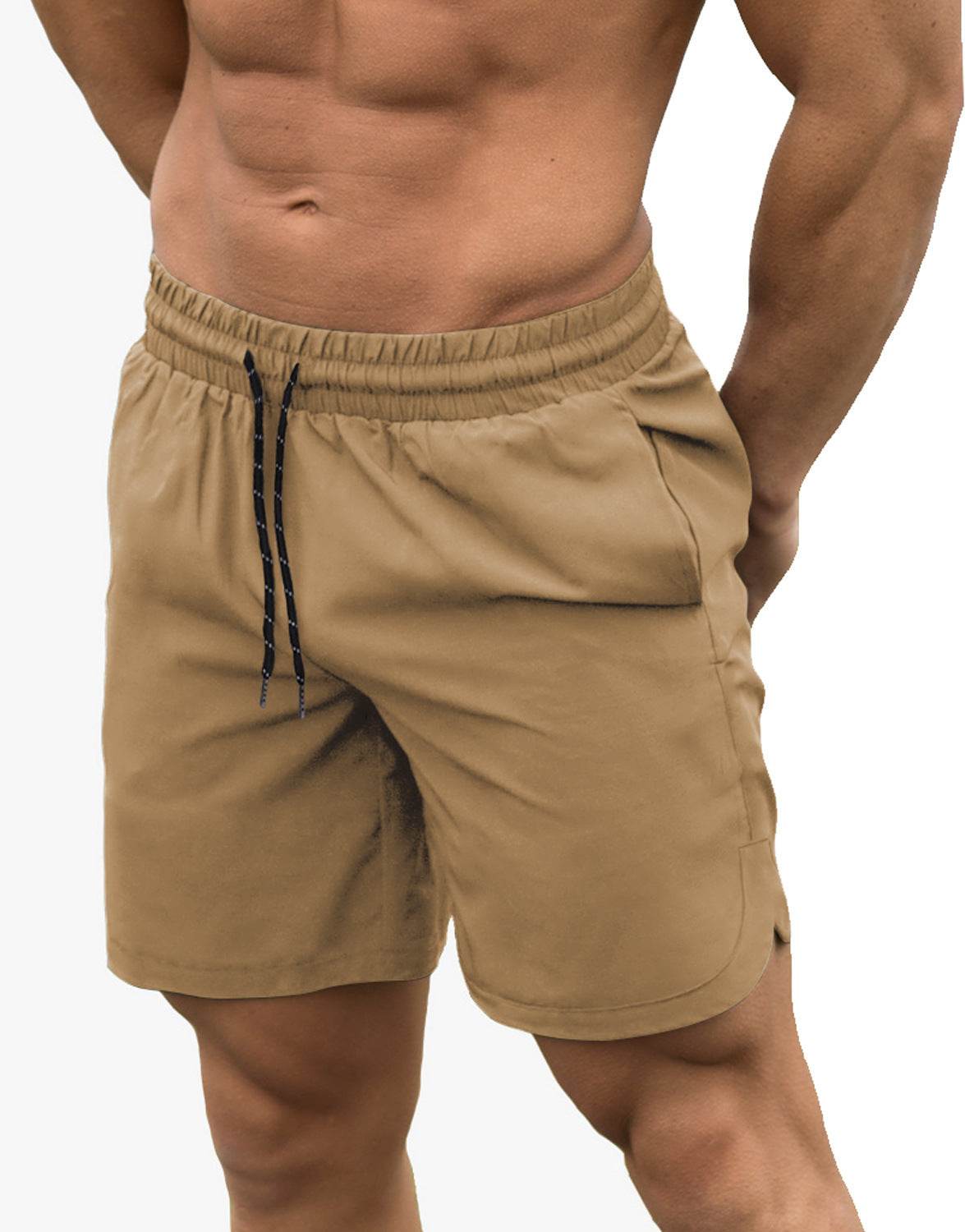 Buycenter Men's Ice Silk Running Shorts - Lightweight & Loose Fit - Buy Center US
