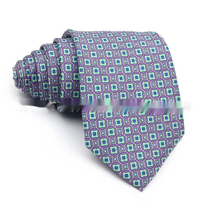 Buycenter Men's Printed Polyester Tie - Stylish Workplace Bow Tie - Buy Center US