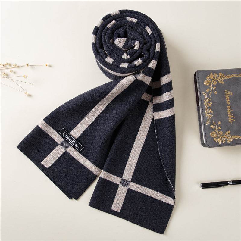 Buycenter Trendy Warm Knitted Bib Scarf - High-End Leisure for Winter - Buy Center US