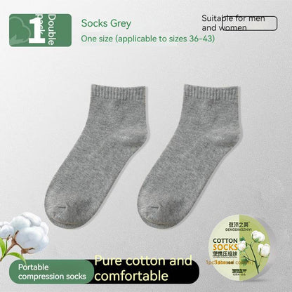 Buycenter Cotton Compression Socks - Breathable & Sweat-Absorbent Summer Wear - Buy Center US