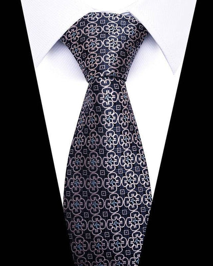 Buycenter 8cm Striped Tie - High-Quality Polyester for Professional Styling - Buy Center US
