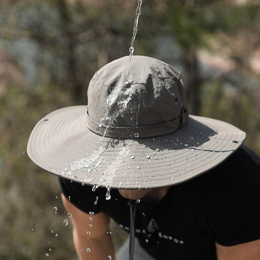 Men's Waterproof Quick-Drying Fisherman Hat - Big Brim for Hiking - Buy Center US
