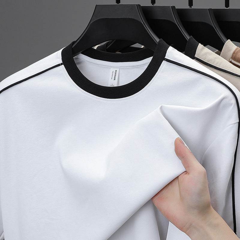 Summer Raglan Sleeve Men's T-Shirt - Loose Fit, Multiple Colors Available - Buy Center US