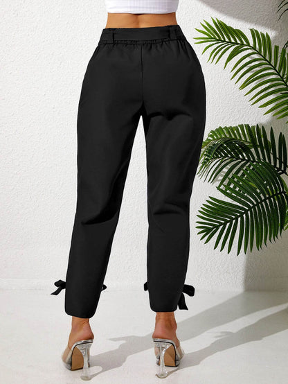Chic High-Waisted Palazzo Pants for Women - Flattering & Stylish Design - Buy Center US